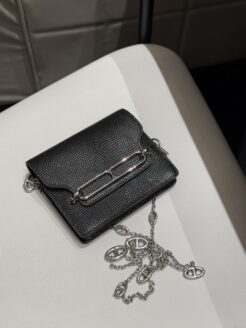 CHENZHIXIAN Original handcrafted bag with cowhide and lizard pattern 14cm