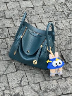 CHENZHIXIAN Original handcrafted bag with cowhide and lizard pattern 26cm