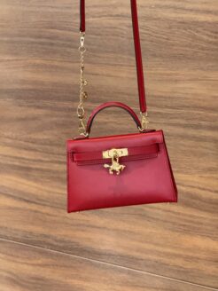 CHENZHIXIAN Original handmade bag with cowhide 19cm