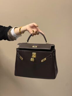 CHENZHIXIAN Original handcrafted bag with cowhide 32cm
