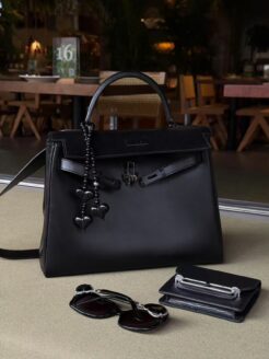 CHENZHIXIAN Original handcrafted bag with cowhide 32cm