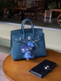 CHENZHIXIAN Original handcrafted bag with cowhide and lizard pattern 25cm