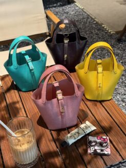 CHENZHIXIAN Original handcrafted bag with cowhide and lizard pattern 14cm