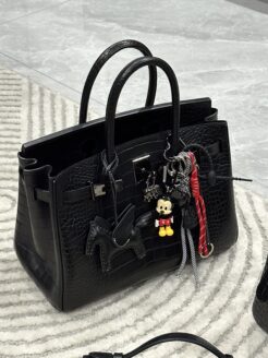 30cm Original handcrafted bag with cowhide